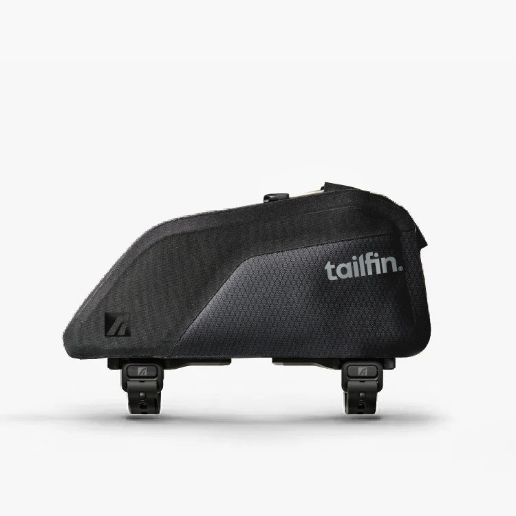 Tailfin Top Tube Bag Zip on Grey Background