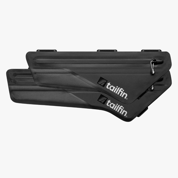 Tailfin Half vs Wedge Bikepacking Frame Bags comparison.