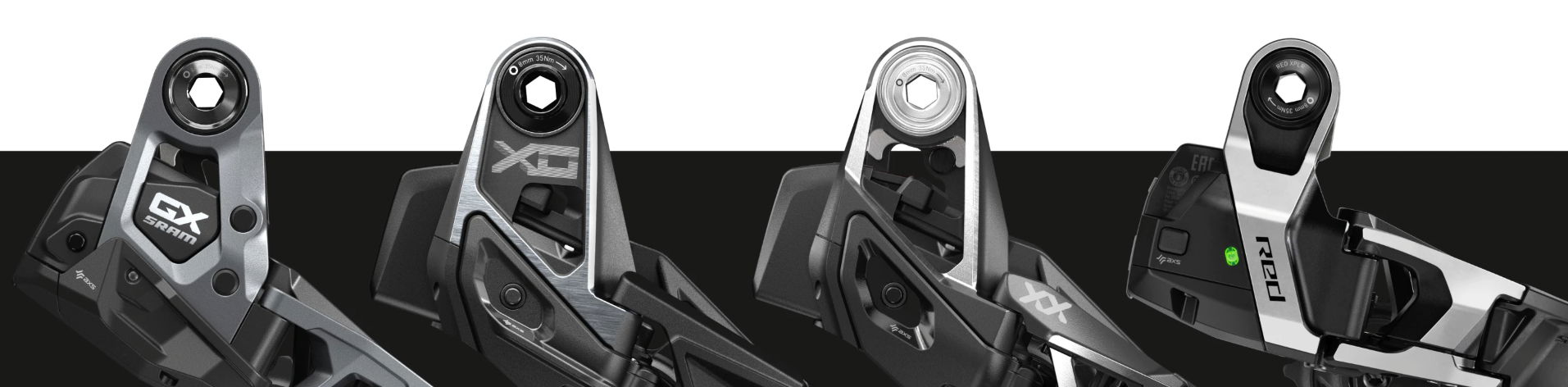 examples of some SRAM transmission derailleurs