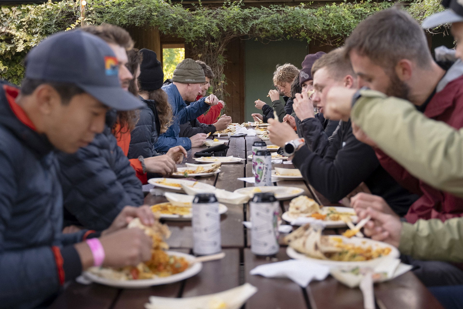 people having dinner