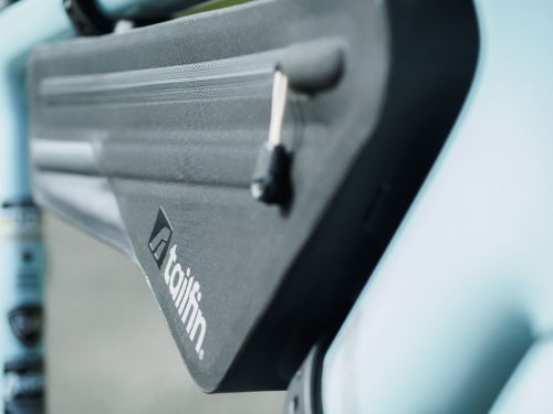 close-up of a Taifin frame bag 