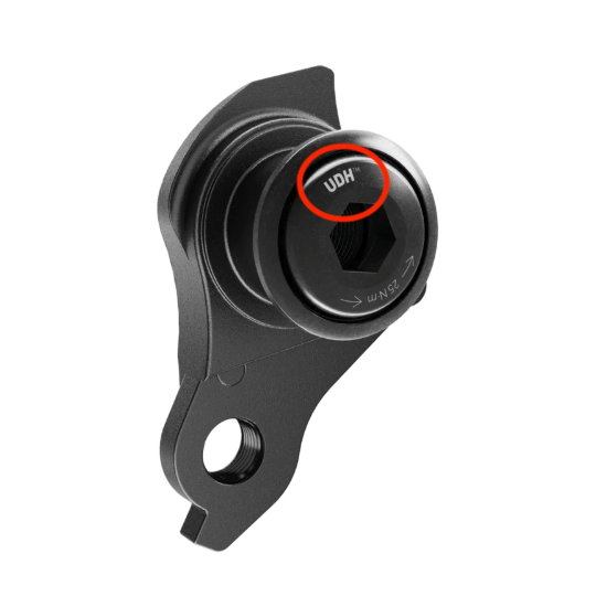 Choose a Tailfin adaptor for your SRAM UDH derailleur hanger.