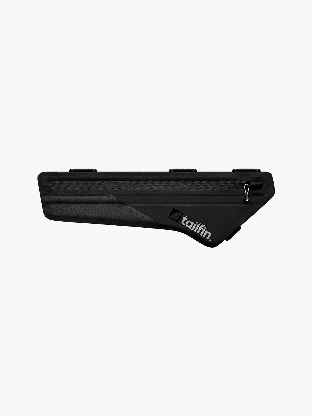Tailfin black waterproof top tube bike frame bag designed for cycling and bikepacking.