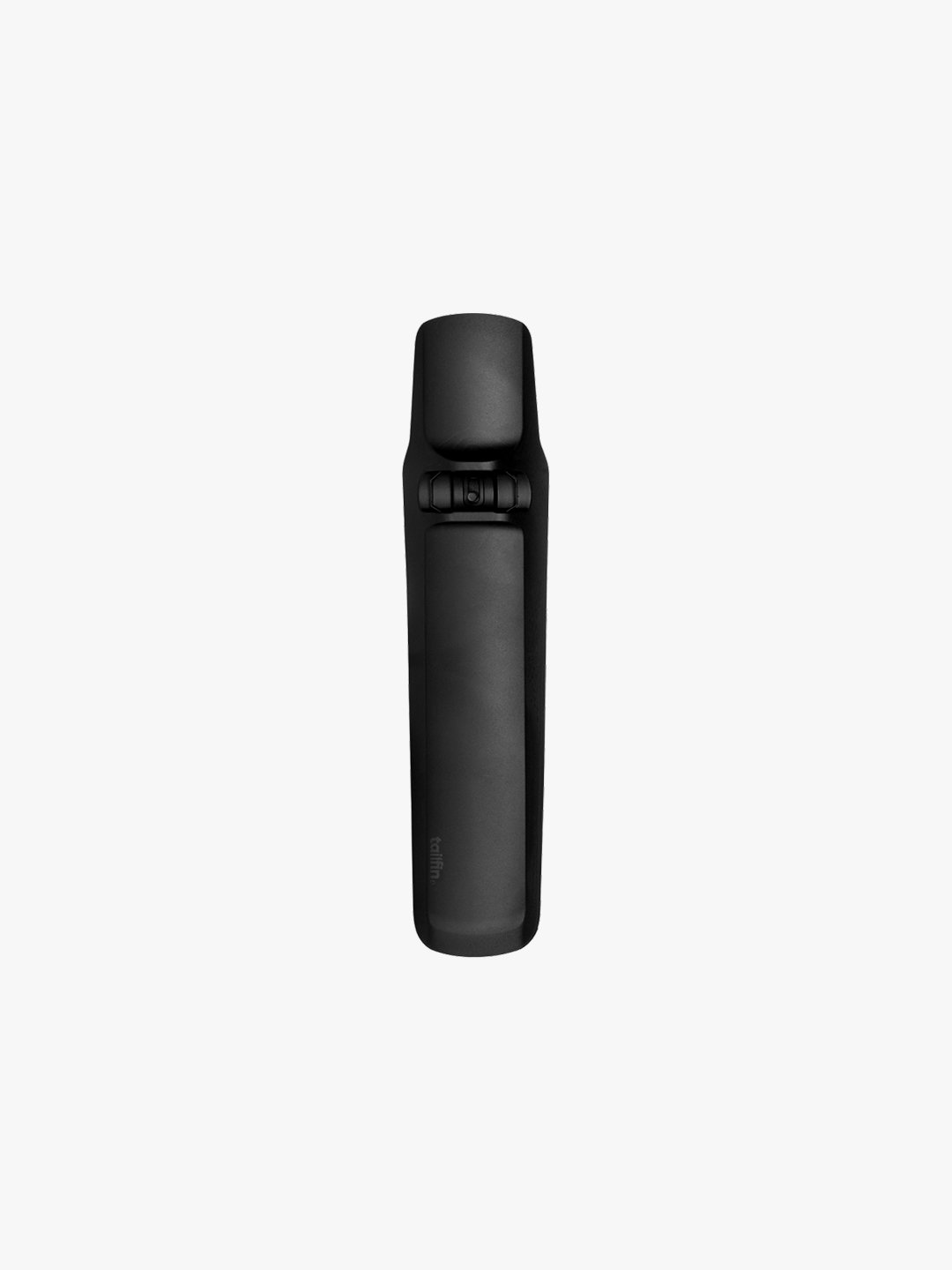 Sleek matte black Tailfin bicycle fender and mudguard extension.